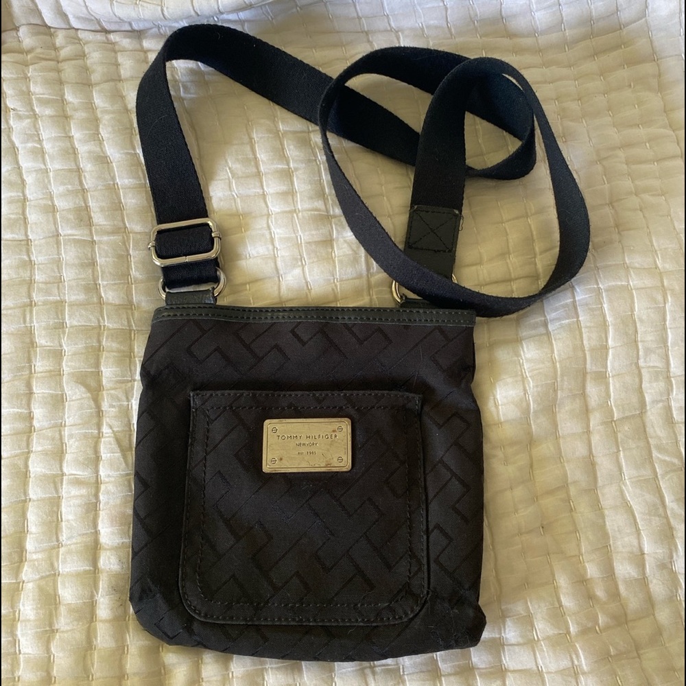 Tommy Hilfiger Monogrammed Crossbody Bag